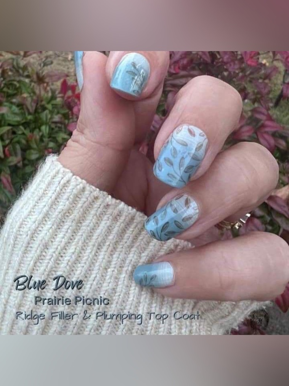 🔮 $5 Add on. Color Street Nail Polish Strips - Blue Dove